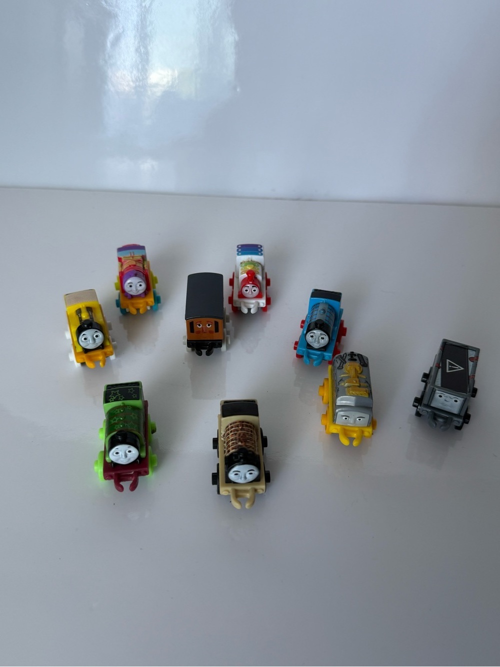 Thomas & Friends Mini Engine Set - Blue, Yellow, Green, Red, Black, Gray